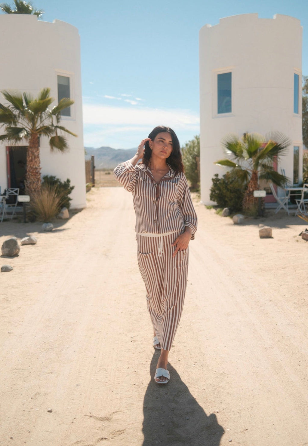 STRIPED KNIT SET